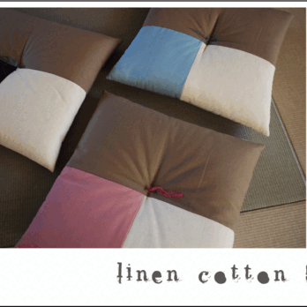 Japanese cushion＜cotton＋Linen＞５０の画像