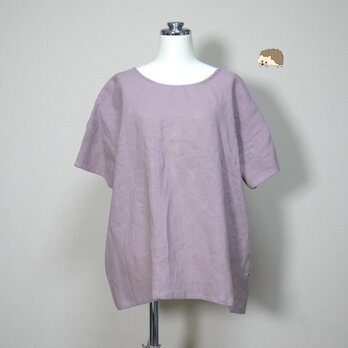 リネンのシンプルTシャツ◆【ナチュラルリネン　ライト】◆サクラ◆フリーサイズ（リネン100％）の画像