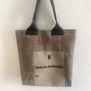 totebag /ヴィンテージファブリックのパッチワークトートバッグ■tf-379aの画像