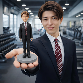 写真から作るオーダーメイドフィギュア｜弁護士 にそっくり似顔人形｜社長 昇進・就職・退職祝いに｜上司・同僚への感謝ギフト 人気