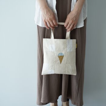 ピースワークトートバッグ　アイス柄　003 (ソーダ)