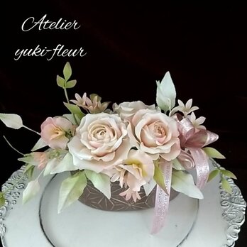 ★粘土の花[アンティークな装い]★の画像