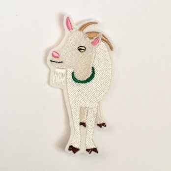 刺繍ワッペン■やぎ■ヤギ■山羊
