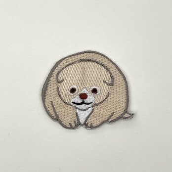 刺繍ワッペン■中村芳中■小さな犬■仔犬の画像
