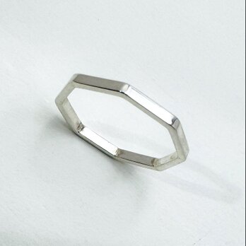Pentagon ring  Silver / 八角形リング シルバー　〜Designed by Hanauta〜の画像