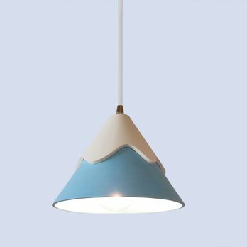 白と明るい青のアルプスのグローランプ Rei Lampの画像