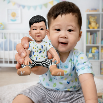 写真から作るオーダーメイドフィギュア｜子供・キッズの成長記念にのギフト｜赤ちゃん似顔人形｜出産祝い・誕生日プレゼント