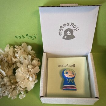 mato*noji初　７つの「オシャレちゃんブローチ」その②の画像