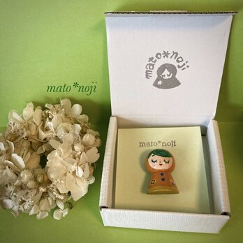 mato*noji初　７つの「オシャレちゃんブローチ」その③の画像
