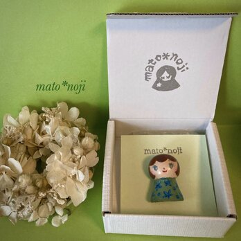 mato*noji初　７つの「オシャレちゃんブローチ」その⑥の画像