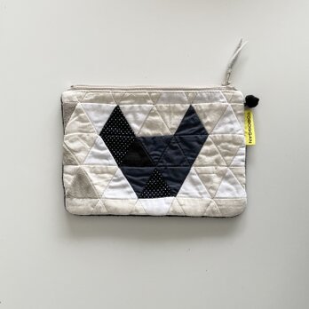 ピースワークポーチ　ネコ柄　003