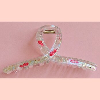 「夢見金魚のバレッタ」の画像
