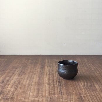つぼみ豆鉢 黒色の画像