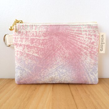 3/31販売終了！セール✨ファスナーポーチ12cm　コスメポーチ　ミニポーチ　マチなし　小さめ　ピンク　プチギフト　No.276