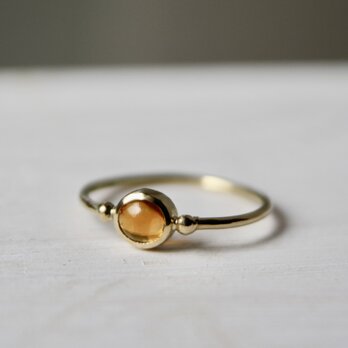 ファイアーオパール　K18YG ring　（イエローゴールド）の画像
