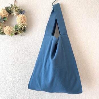 手にしっくり馴染む柔らかエコバッグ【ムーンライトブルー】/ サブバッグ / トートバッグ