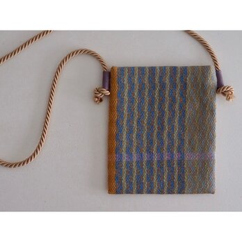 pocket-bag -　blue pink-の画像