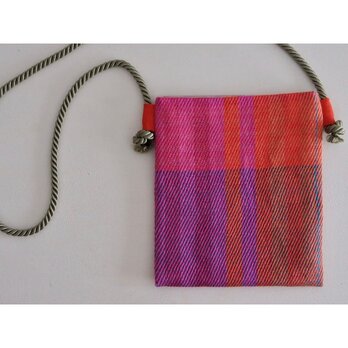 pocket-bag -orange pink-の画像