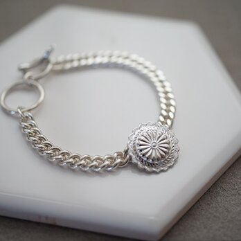 【chain】silver925 concho braceleteの画像