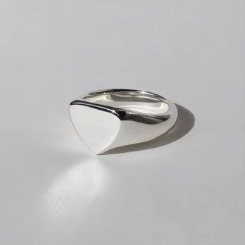 Triangle Signet Ring / SV925の画像