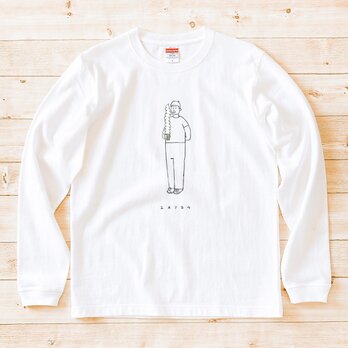 長袖Tシャツ『ロングソフトクリーム・男子』男女兼用 ロンT