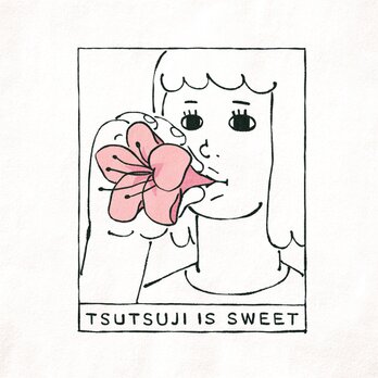 半袖Tシャツ『ツツジは甘いです・女子』メンズ レディース 花