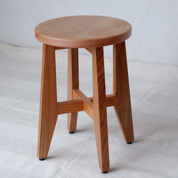 《現品》楓の丸座のスツール　の画像