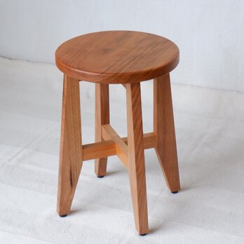 《現品》桜の丸座のスツールの画像