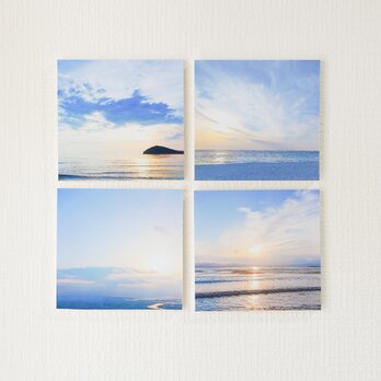 【淡い空】ましかくフォトパネル 4枚組の画像