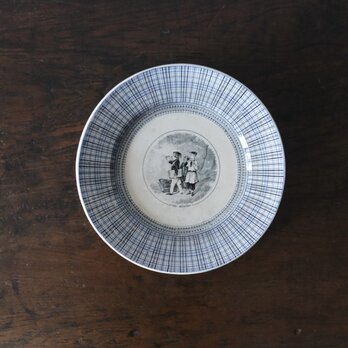 Jules Vieillard＆Cie Bordeaux  平皿 φ19.5cm フランス アンティーク b 0502279