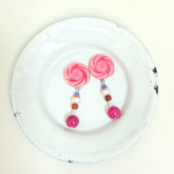 (一点物)etoile flower＋vintage beadsの画像