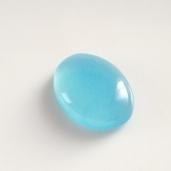 ブルーカルセドニー　26x18mm ルースの画像