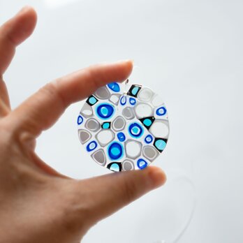 『蒼のマル 』ヴェネチアンガラス　サンキャッチャー