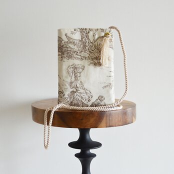 1点限定！トワルドジュイ　スマホポーチ　エクリュベージュ　2wayスマホショルダー　Toile de Jouyの画像