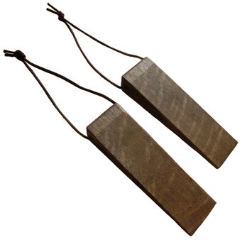 ブラウン Na25 木製 ドアストッパー ドア止め 天然杢楢無垢材