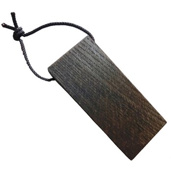 ブラウン Nas29 木製 ドアストッパー ドア止め ミニ 天然杢楢無垢材