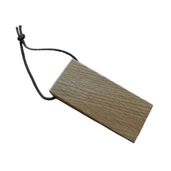 ナチュラル Nas35 木製 ドアストッパー ドア止め ミニ 天然杢楢無垢材