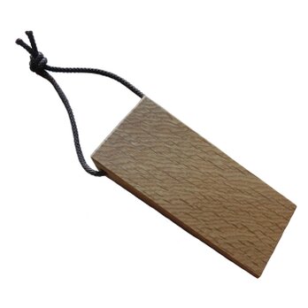 ナチュラル Nas40 木製 ドアストッパー ドア止め ミニ 天然杢楢無垢材