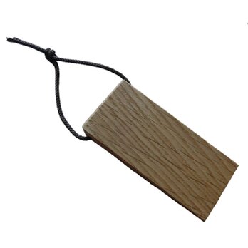 ナチュラル Nas41 木製 ドアストッパー ドア止め ミニ 天然杢楢無垢材