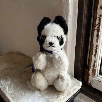 フランス　アンティーク　ハスキー犬みたいなパンダの画像