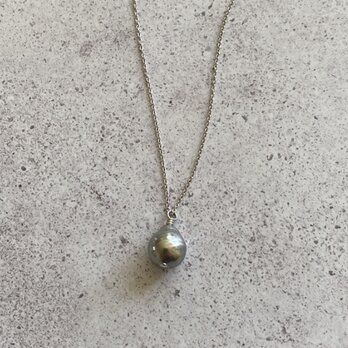 Silver925 Vintage baroque drop pearls ヴィンテージバロックパールネックレス50ｃｍの画像