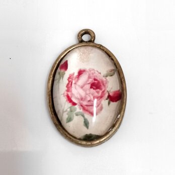 バラ　ペンダントトップ　