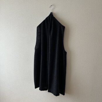 10%OFF  ショールカラーのベスト　サイズ展開あり