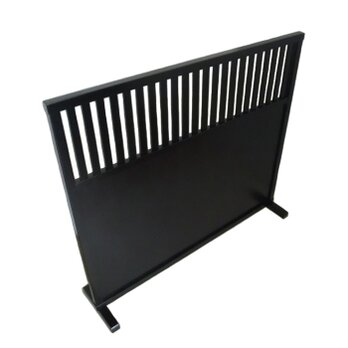 106525935  格子デザイン衝立 SK1065黒 ③