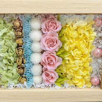 送料込み　プリザーブドフラワーギフト　インテリアフラワー　