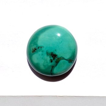 チベット産ターコイズ[293] 21x20mm 28Cts　ルース／天然石／カボション