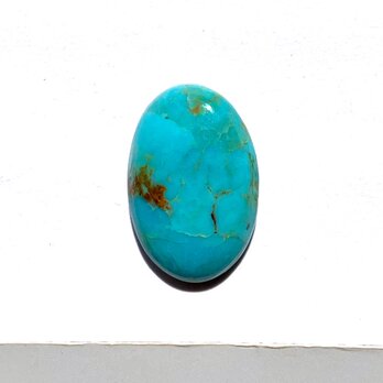 アリゾナ産モハベターコイズ[294] 8x12mm 7Cts　ルース／天然石／カボション