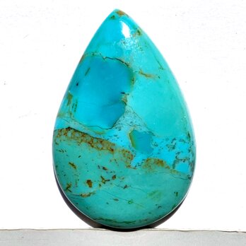 アリゾナ産モハベターコイズ[297] 29x19mm 15Cts　ルース／天然石／カボション