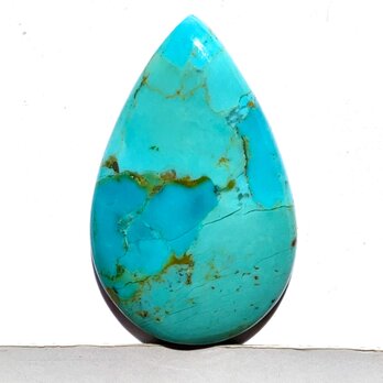 アリゾナ産モハベターコイズ[299] 31x20mm 19Cts　ルース／天然石／カボション