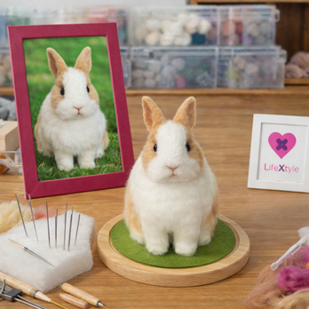 羊毛フェルト そっくり ウサギ オーダーメイド｜写真から作る ペットリアル ぬいぐるみ｜うさぎロス メモリアル レプリカ